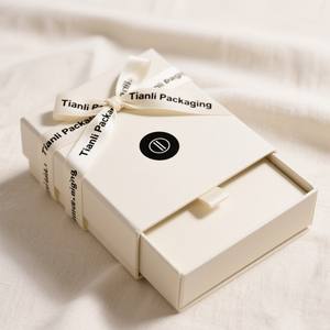 <span class=keywords><strong>Cajas</strong></span> de regalo personalizadas más vendidas, caja de embalaje de cartón rígido de lujo con cinta, juego de caja de regalo con tapa extraíble <span class=keywords><strong>para</strong></span> regalo de joyería - Product Image 3