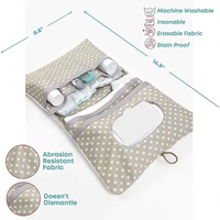 Portable bébé sac à couches voyage Nappy stockage organisateur pliable bébé soins pochette pour poussette ou pépinière utilisation