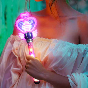 New 13 ''led Heart <span class=keywords><strong>Spinner</strong></span> nhấp nháy Fairy Wand quà tặng đồ chơi Light-up ma thuật Gậy cho cô gái - Product Image 4