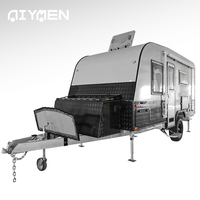 Mini caravane hybride tout-terrain pour des aventures de camping confortables et mobiles