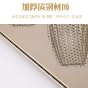 Gold Cake Mold 6 Cavity Non Stick Baking Pan For Household Use - Product Image 4