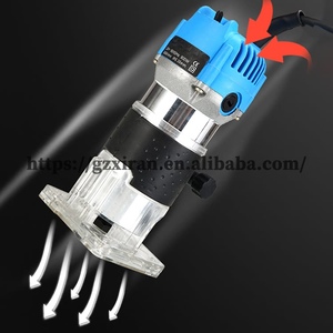 Fraiseuse manuelle <span class=keywords><strong>800W</strong></span> pour le travail du bois, défonceuse électrique avec tige de 1/4 pouce, fraise à bois pour machine à découper le bois - Product Image 5