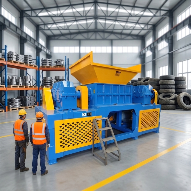 Scrap Metal Recycling Production Line Heavy Duty Industrial Metal Shredder Machine for Waste Steel Iron Aluminum Recycling
