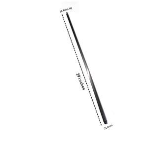 Queue de billard/snooker professionnelle en fibre de carbone avec fût en fibre de carbone - Conception 4/5 sections, durable, plusieurs diamètres de pointe (12mm-12.9mm) - Product Image 3