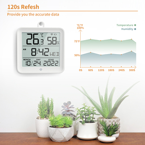 Mini Lcd Nhiệt Kế Kỹ Thuật Số Ẩm Kế Nhiệt Độ Trong Nhà Thuận Tiện Nhiệt Độ Đo Độ Ẩm - Product Image 3