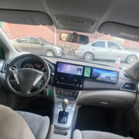 Pour Nissan Sylphy B17 12-18 – Autoradio Android 10.25 pouces à écran triple incurvé, lecteur multimédia de voiture, unité centrale audio stéréo, navigation GPS