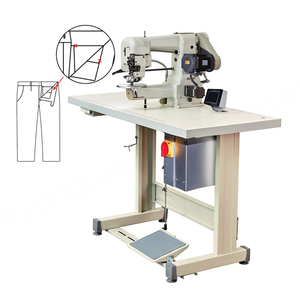 160/32 Programmable Computerized Single Thread Blind Stitch Bartacking Machine Flat-Bed Motor High-Speed Automatic Industrial - Product Image 1