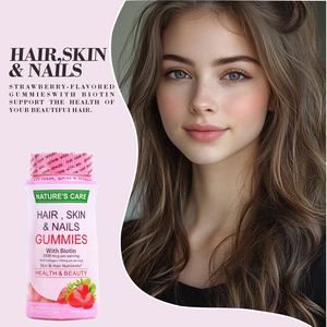 Integratore Alimentare di Biotina e Collagene in Gommose a Marchio Privato, Deliziosa Formula alla Pectina per Capelli, Pelle e Unghie Sani - Product Image 4