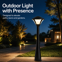 Lampadaire de jardin en aluminium basse tension, étanche IP66, pour allée, cour et pelouse