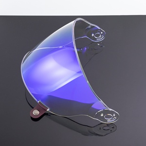 Visera de Repuesto para Casco <span class=keywords><strong>BELL</strong></span> Bullitt, Lente Anti-rayaduras con Protección UV, Accesorios para Casco Abierto - Product Image 4