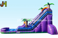 Toboggan aquatique gonflable commercial, grands toboggans gonflables pour enfants et adultes