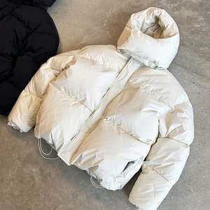 Winter Wear Custom Padded Puffer <b>Jacket</b> Oversized Blank Coats Crop Quilted Bubble Black Puffer Down <b>Jackets</b>. - Product Image 2