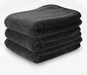 Toallas de Microfibra de Secado Rápido para Lavado de Autos, 30*30cm/30*40cm, Rectangulares, Color Sólido - Product Image 6