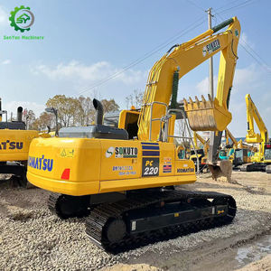 Pelleteuse Komatsu PC220 d'occasion à vendre Machines de construction de 22 tonnes Les composants principaux incluent moteur et pompe - Product Image 3