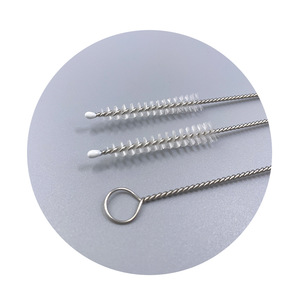 Munkcare Pipe Cleaning <b>Brush</b> 10x180mm Nylon Lab Test Tube <b>Brush</b> For <b>Bottle</b> Straws Cup Cleaning - Product Image 2