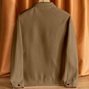 Veste en laine à revers pour homme Temu, automne-hiver, décontractée, pour le quotidien et les affaires, ourlet arrondi, traitement anti-plis, taille M - Product Image 3