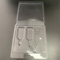 Boîte d'emballage en plastique acétate boîte transparente PVC PET boîte transparente avec verrouillage automatique Auto-Bottom