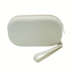 Dongguan <b>Chang</b> Xuan Custom Logo Fashion Women's Waterproof Makeup <b>Bag</b> Silicone Cosmetic Coin Purse Zipper Closure Storage - Product Image 4