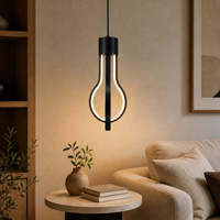Ampoule LED décorative en forme de goutte d'eau NEXcell 10W, culot E26 ou E27, pour éclairage suspendu de café ou d'hôtel