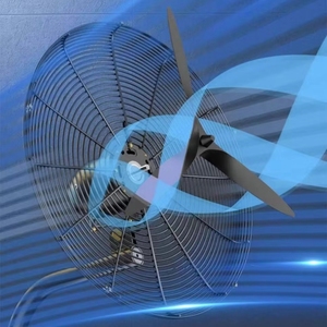 Ventilador de Pared Industrial 650, Gran Volumen de Aire, Soplado Potente, 26 Pulgadas, Metálico, Oscilante, Control Remoto, 3 Velocidades, Uso Doméstico - Product Image 5