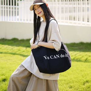 Trendy <b>Canvas</b> Tote <b>Bags</b> Eco Friendly Shopping Totes <b>Large</b> Capacity <b>Canvas</b> <b>Bag</b> for Outdoor Travel - Product Image 2