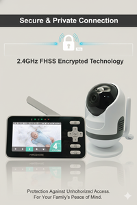 Cámara de Vigilancia Inteligente WiFi Tuya KT-438W con Visión Nocturna, Pantalla IPS de 4 Pulgadas, PTZ, Monitor para Bebés con Seguimiento Automático, Cámara Inalámbrica - Product Image 5