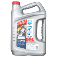 Huile moteur diesel synthétique Chevron Delo 400 XSP 5W-40 anti-usure, haute performance, lubrifiant automobile certifié SAE, origine américaine, 1 gallon