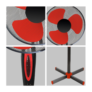 Ventilateur sur pied 16 pouces à base croisée, ventilateur mécanique 16'' à pales métalliques oscillant pour le marché francophone - Product Image 4