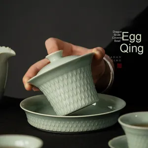 Tazón <span class=keywords><strong>de</strong></span> té elegante <span class=keywords><strong>de</strong></span> <span class=keywords><strong>la</strong></span> dinastía Song, juego <span class=keywords><strong>de</strong></span> Kung Fu hecho a mano, tazón <span class=keywords><strong>de</strong></span> té <span class=keywords><strong>de</strong></span> cerámica Simple, tapa verde <span class=keywords><strong>de</strong></span> huevo <span class=keywords><strong>de</strong></span> pato, tazas <span class=keywords><strong>de</strong></span> té y café Gaiwan - Product Image 2