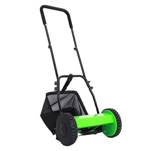 2020 Hand Push Lawn Mower Manual SJJLM001B-12 12-45mm SANJIAN Depend on Space 27mm Iron Reinforced Nylon 65manganese Steel Ce