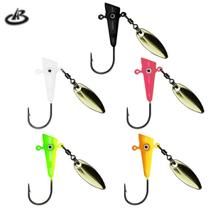 1/4oz 1/8oz 1/16oz 1/32oz Hameçon à têtes de gabarit Shad pour <span class=keywords><strong>la</strong></span> pêche au crappie Kit de leurre à <span class=keywords><strong>petite</strong></span> tête - Product Image 6