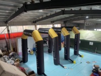Arche gonflable publicitaire réutilisable en Oxford enduit de PVC pour événements sportifs aquatiques