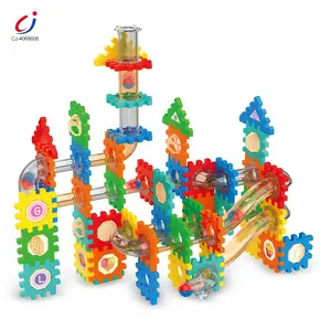 Chengji Educational Diy Assembly Building Blocks Sliding Ball Rail Toy Marble Run Game Maze Balls Track Construction Set