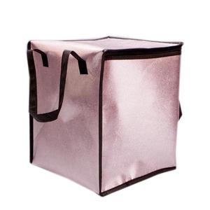 Sac isotherme portable de haute qualité, réutilisable, imperméable, en tissu non tissé, 20L, avec fermeture à glissière, pour la livraison de nourriture - Product Image 5