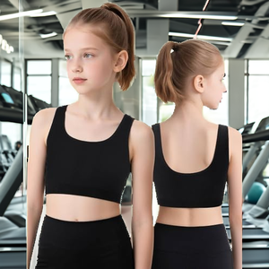 Soutien-gorge de sport LQ-2018 pour filles, nouveau design, léger, maintien élevé, respirant, anti-transpiration, logo frontal, sensation seconde peau, pour fitness et gym - Product Image 2