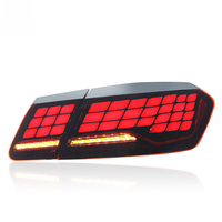 Lampu Belakang LED Full Dragon Scale Dinamis DRL Sein Sequential Modifikasi untuk Mercedes E-Class W212 2010-2015