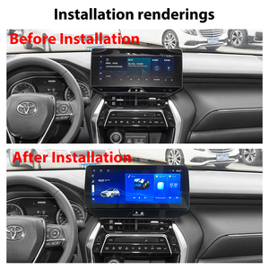 Radio de coche Android de 12,3 pulgadas REPRODUCTOR DE DVD de coche de 8 núcleos pantalla Hd <span class=keywords><strong>para</strong></span> Toyota Harrier Venza 2022 - Product Image 6