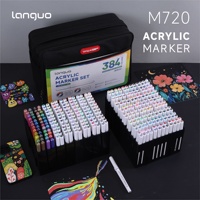 Lot de 384 marqueurs acryliques liquides directes, grande gamme de couleurs, pour artistes, fournitures d'art en gros