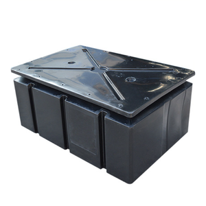 Ponton flottant en plastique, pontons en plastique, réservoir de flottabilité en plastique noir utilisé pour le quai - Product Image 4