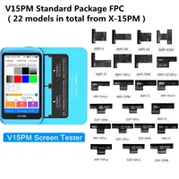 Testeur d'écran professionnel JCID V15 V15PM pour interfaces LCD IP 7-17ProMax Android MIPI EDP, programmeur de réparation d'écran