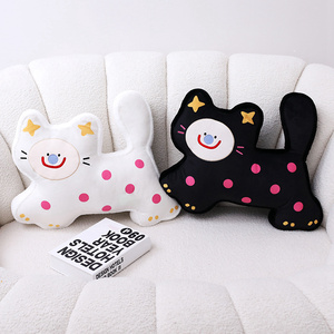 Nuevo Producto, Muestra Gratis, Diseño de Moda, Divertida Almohada de Felpa 3D con Forma de Cara de Gato, Almohada de Felpa con Estampado 3D - Product Image 3