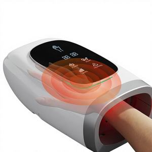 OEM/ODM Beheizt 42 ° C, Duale Luftkissen-Kompression, 4 Modi 3 Intensitätsstufen, Kabelloser Handmassagegerät für Akupressurtherapie - Product Image 1