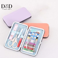 Nouveau Kit d'Outils de Réparation et de Couture Portable 9-en-1 de Haute Qualité, Fournitures de Couture Domestiques avec Épingles de Sûreté, Vente en Gros