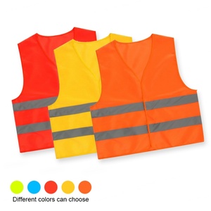 เสื้อกั๊กสะท้อนแสง AmpsafeX CE EN471 ANSI Class 3 คุณภาพสูง กันน้ำ ผลิตจากโพลีเอสเตอร์ สีส้มเหลือง พร้อมโลโก้สั่งทำพิเศษ - Product Image 2