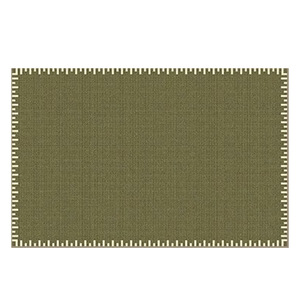 Alfombra de Salón Verde a Cuadros, Rectangular, Resistente a las Manchas, de Fibra de Poliéster, para Uso Doméstico - Product Image 3