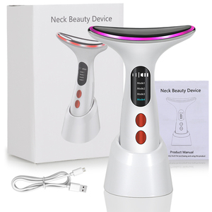 Điện khuôn mặt và cổ nâng Massager Hot Bán chống lão hóa chăm sóc da loại bỏ nếp nhăn công cụ làm đẹp với nguồn điện - Product Image 1