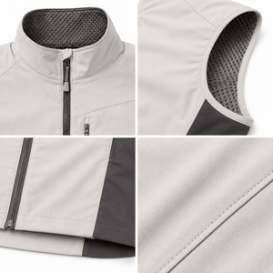 Outdoor Softshell Jacket White Women Outdoor Jackets Outdoor Sports Jacket Sleeveless Zipper Vest Windproof Travel <strong>Gilet</strong> - Product Image 4