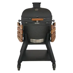 SEB KAMADO gris foncé XL 23.5 pouces gril à charbon de bois professionnel barbecue extérieur cuisine Barbecue Kamado barbecue