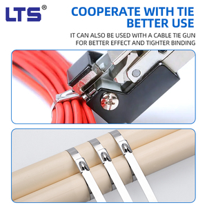 روابط من الفولاذ المقاوم للصدأ-وصلات أسلاك ذاتية القفل متعددة الأغراض الثقيلة - Product Image 4