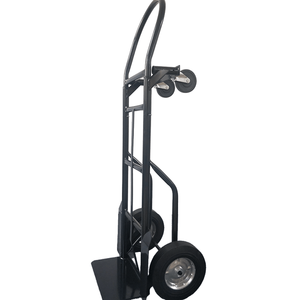 Fabrik-Mini HT2009 <span class=keywords><strong>2</strong></span>-in-1 Konvertierbarer Kleiner Handwagen Multifunktional 150KG Tragfähigkeit <span class=keywords><strong>2</strong></span>-Rad-Transportwagen und 4-Rad-Handkarren - Product Image 4